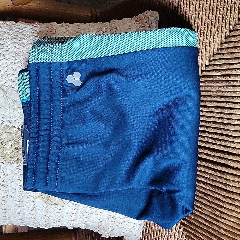Tek Gear joggers, blue/green, size XL (18/20)